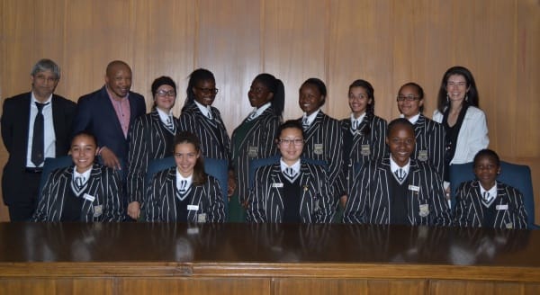 The Grade 8 Ruth First Scholars at Wits University