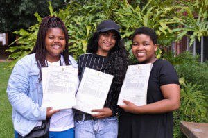Mandisa Mpinga, Kezia Reddy and Kwezi Zwane